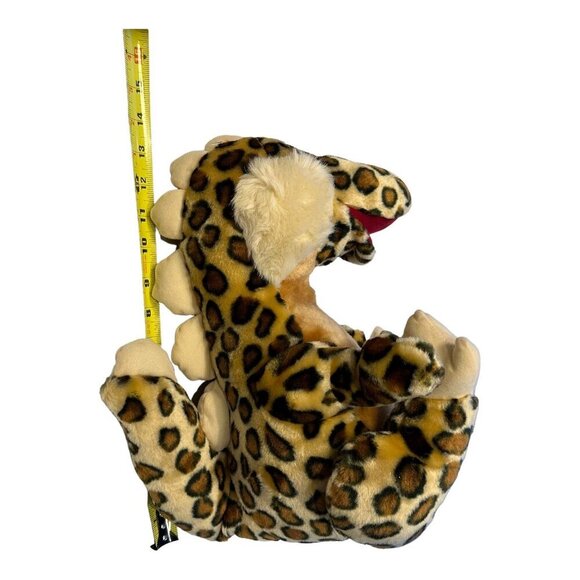Cheetah Print Dinosaur Plush Stuffed Animal Toy 14 Inch Soft Kids Gift Boy Girl - Picture 11 of 14